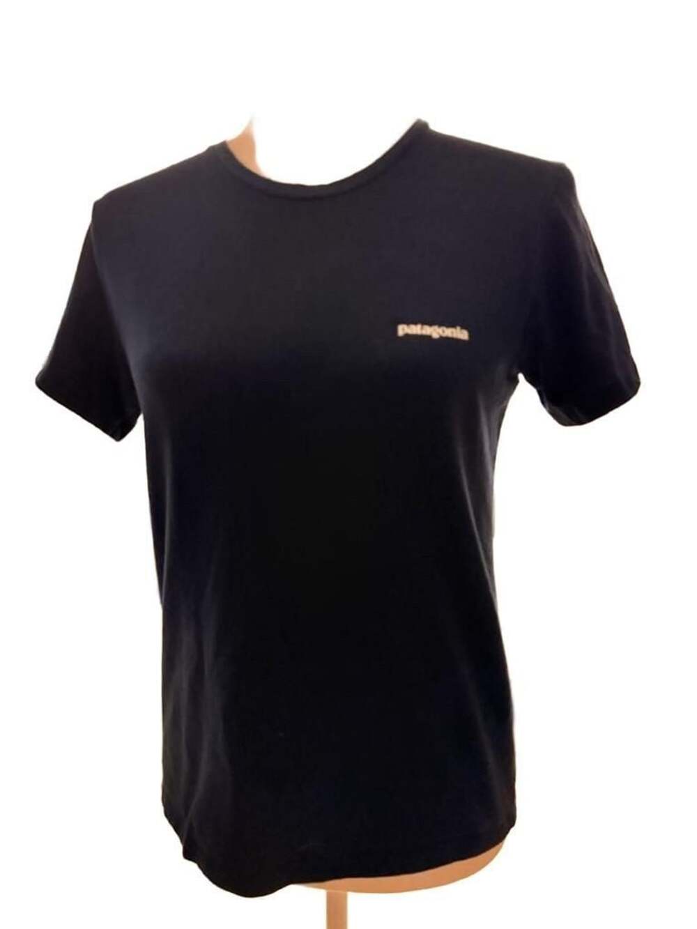 Patagonia Responsibili-Tee Size M Black P-6 Logo T-Shirt